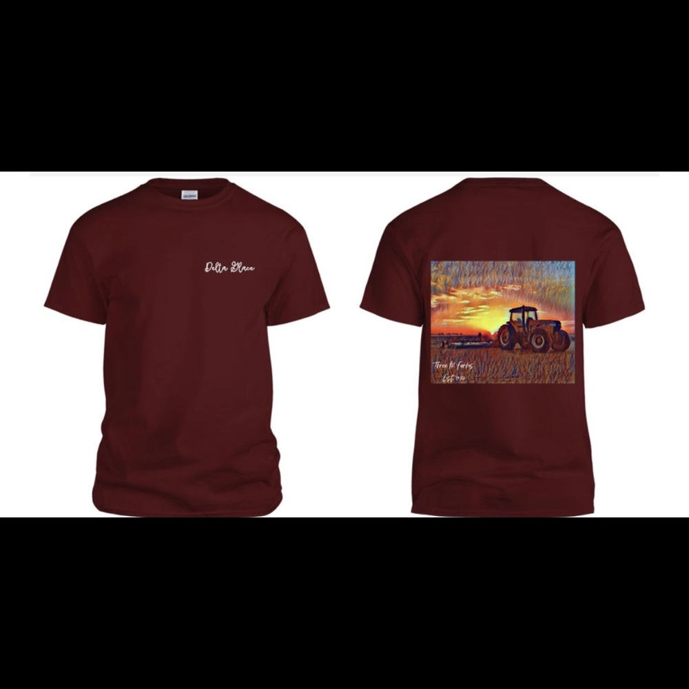 Maroon 3MFarms shirt Sunflower, MS